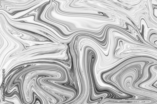 Abstract black and white marble texture background.