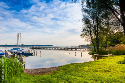 Wallpaper Mural Chiemsee - Bootshaus und Bootssteg Torontodigital.ca