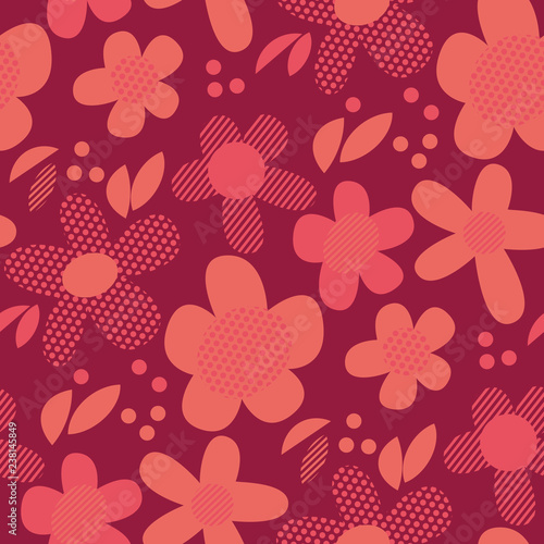 Vintage geometric style flo...