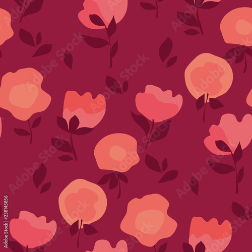 Soft minimal style floral m...