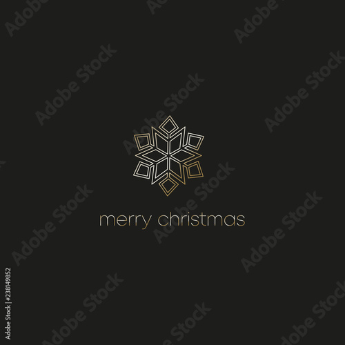 minimalistische Weihnachtskarte