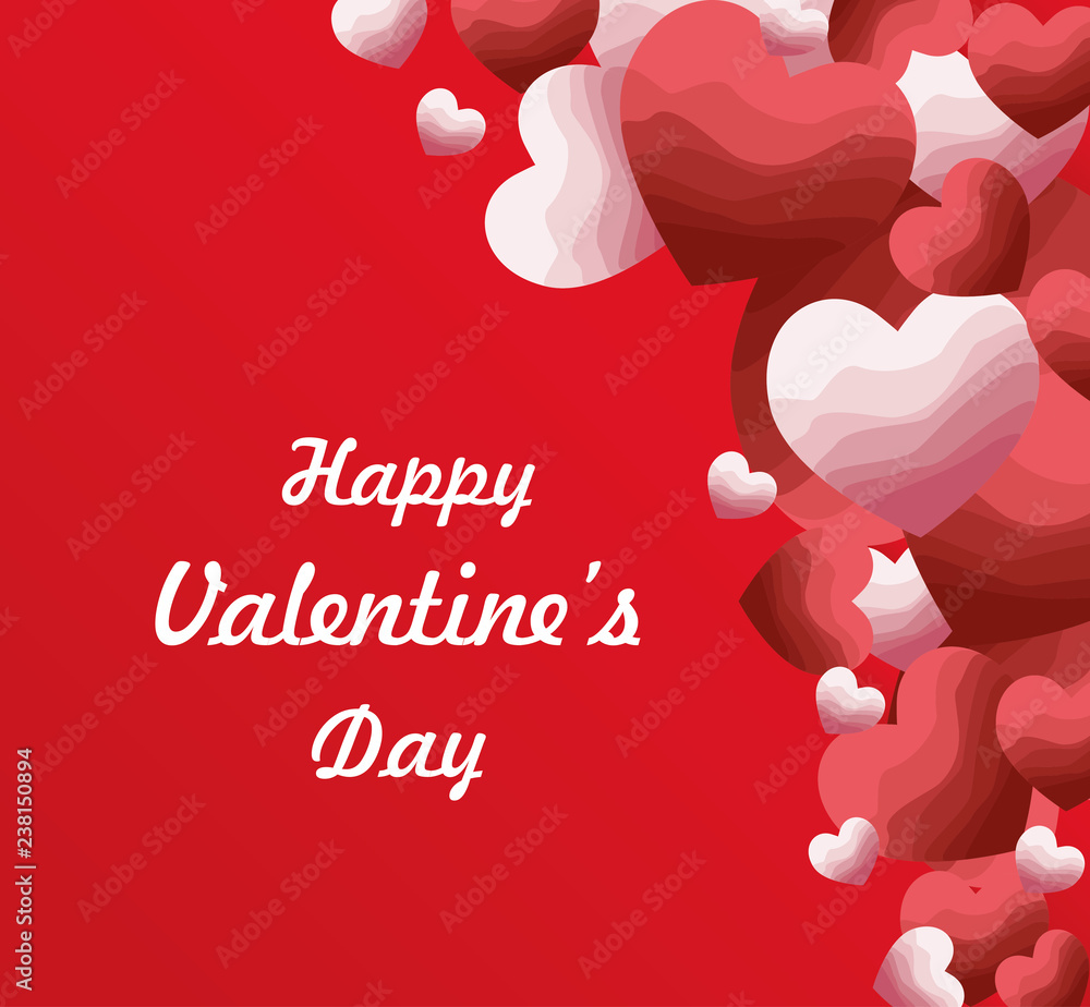 Happy Valentine's day. Design greeting card. Vector illustration. Happy Valentine's day. Design greeting card. Vector illustration.