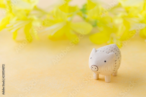 Wallpaper Mural イノシシの年賀素材 Torontodigital.ca