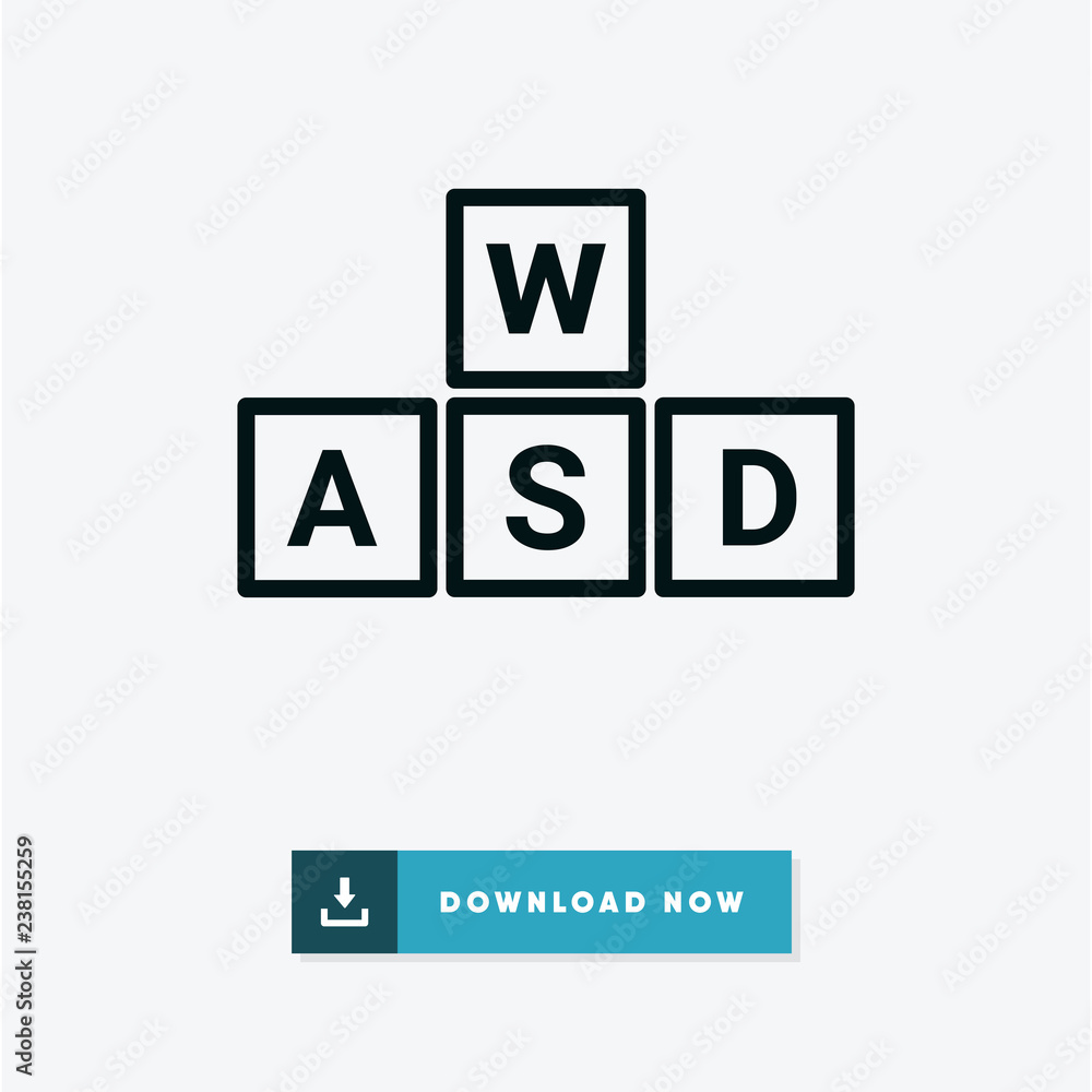 Keyboard vector icon Keyboard vector icon