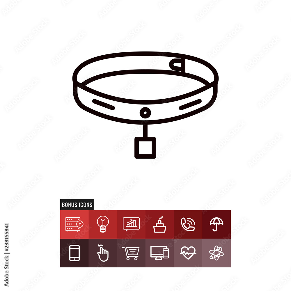 Collar vector icon Collar vector icon