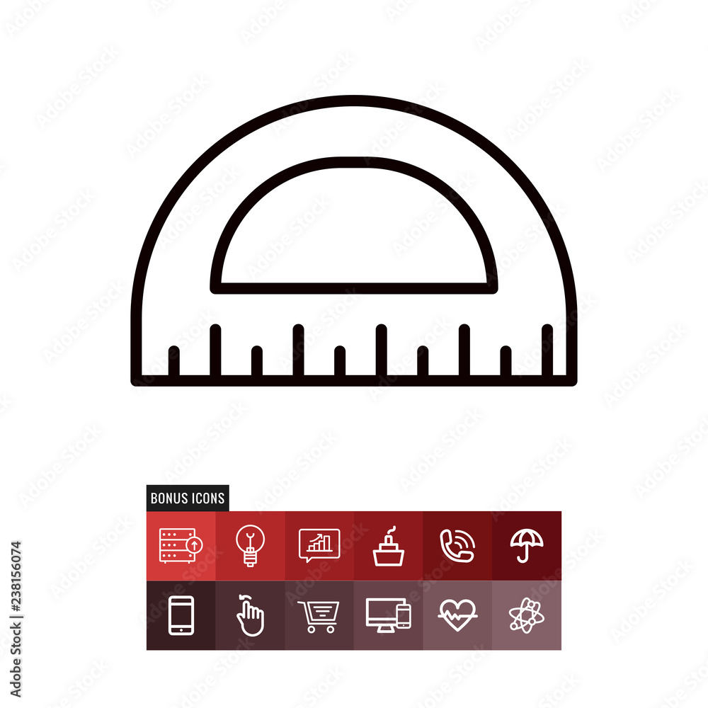 Set square vector icon Set square vector icon