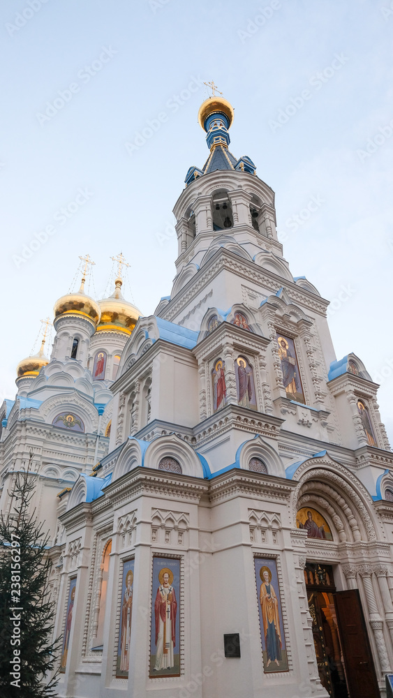 Saint Peter and Paul Cathedral, Karlovy Vary, a Russian Orthodox church located in Karlovy Vary (Carlsbad), Czech Republic, it's country's largest and most important orthodox church.