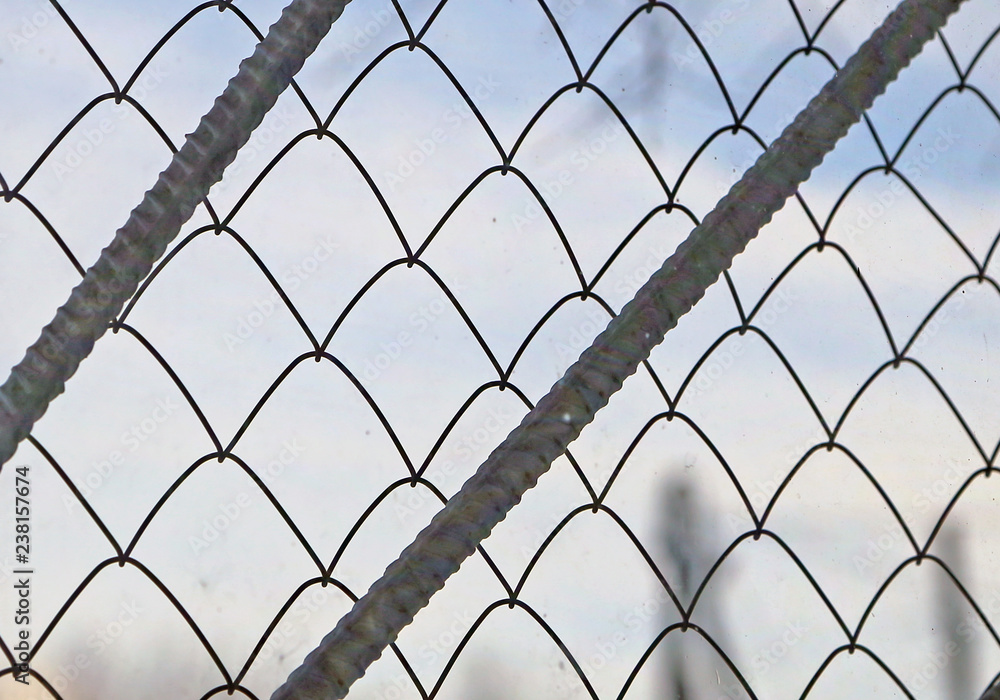 chain link fence with barbed wire chain link fence with barbed wire
