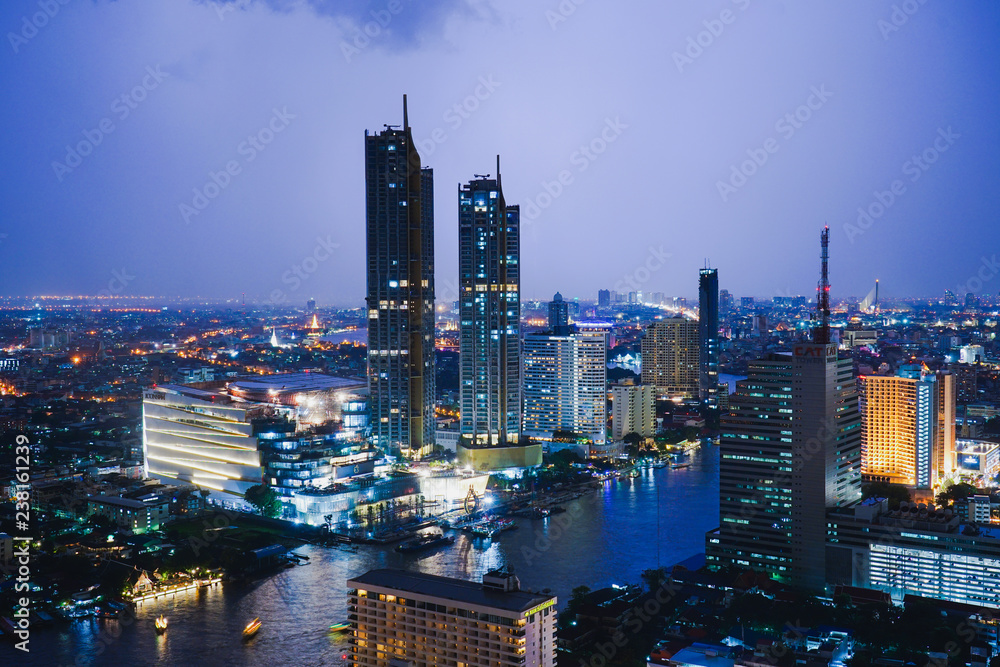 Fototapeta premium Bangkok, Thailand - 27-10- 2018 : construction 