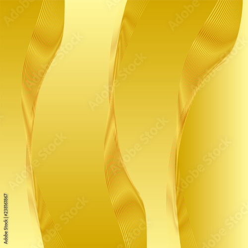 金色のラインの背景素材