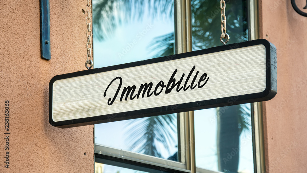 Fototapeta premium Schild 341 - Immobilie