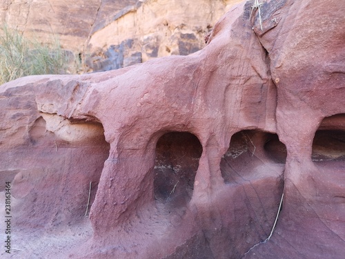 rock formations in a desert