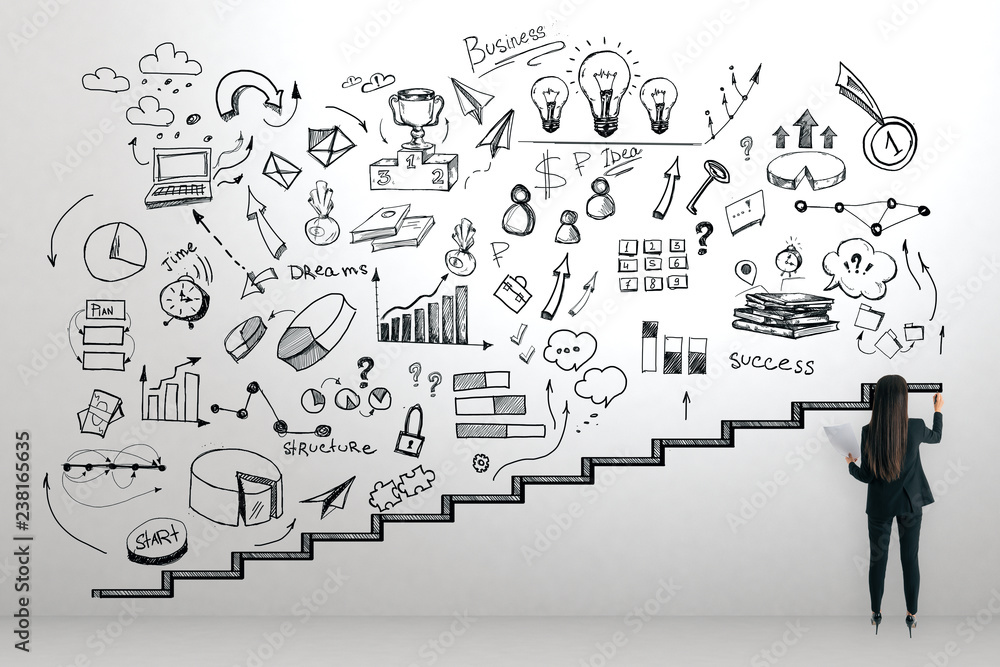 Career development and growth concept Career development and growth concept