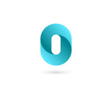 Letter O number 0 logo icon design template elements