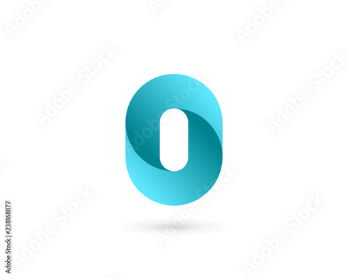 Letter O number 0 logo icon design template elements photo