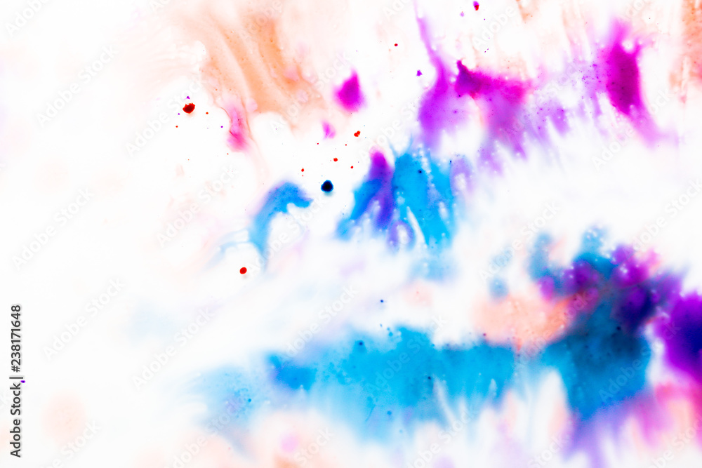 Fototapeta premium multi-colored splashes of watercolor and stains. background for design