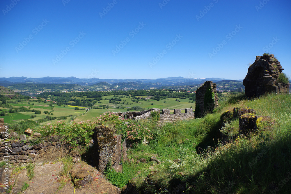 forteresse de Polignac, château, haute loire