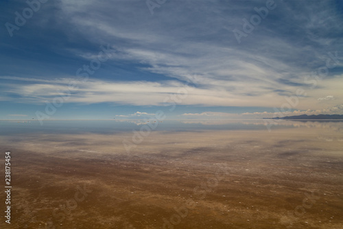 The largest salt flat in the world. Uyuni, Bolivia