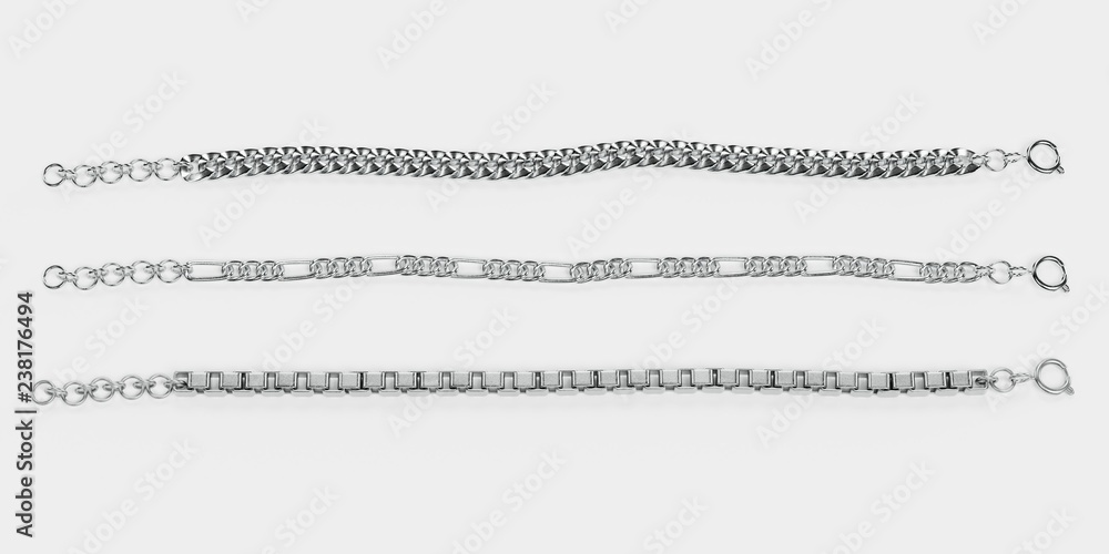 Obraz premium Realistic 3D Render of Chains