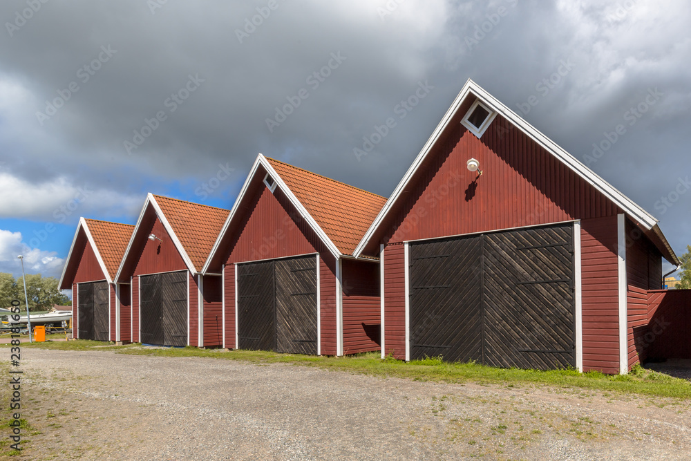 Swedish wooden storehouses Swedish wooden storehouses