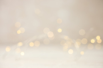 Garland with yellow lights
