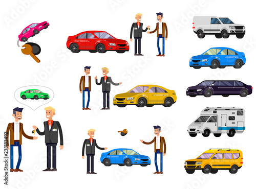 design concept of choice and buying a car