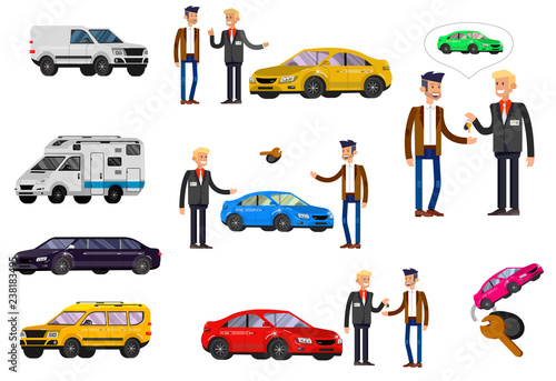 design concept of choice and buying a car