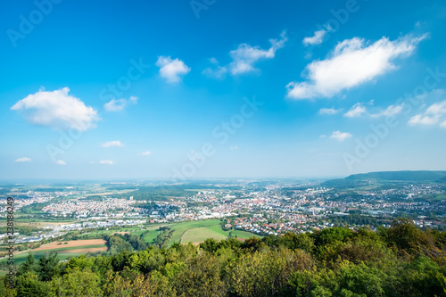 View to the town Aalen