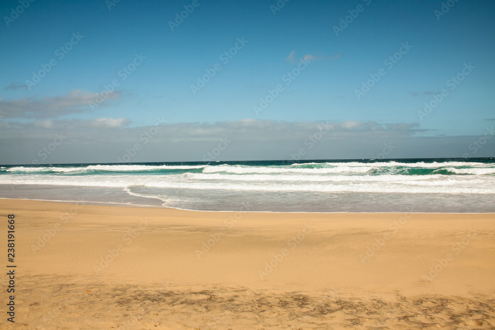 Goldener Strand - karibisches Meer Goldener Strand - karibisches Meer