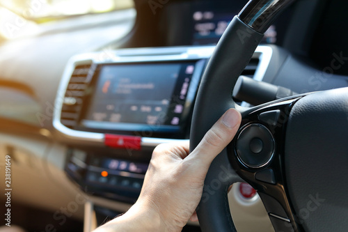 people journey drive vehicle car road trip travel in vacation summer holiday, hand driver chauffeur control steering wheel