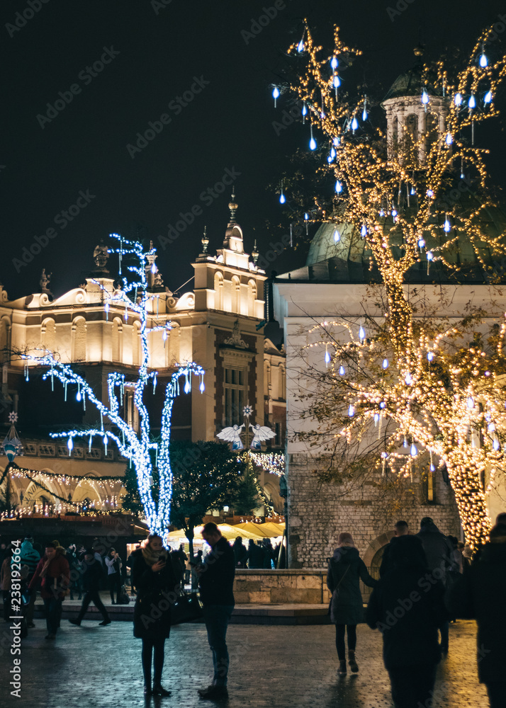 Kraków Rynek Bożonarodzeniowy