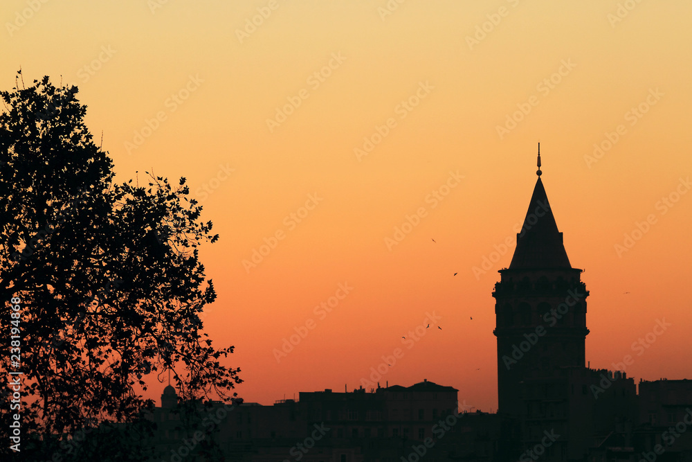 tower at sunset_Galata