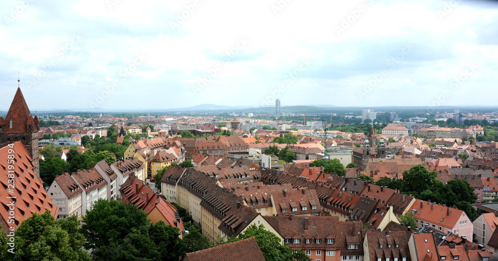 Nürnberg, Blick vom Turm der Kaiserburg