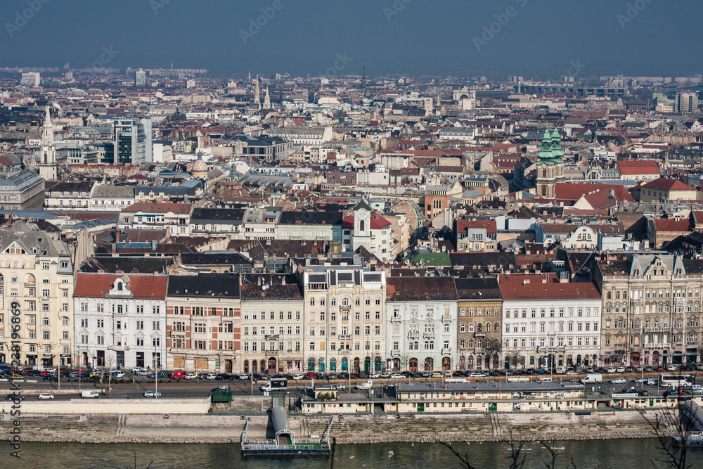 Budapest - Panoramabild der Hauptstadt von Ungarn