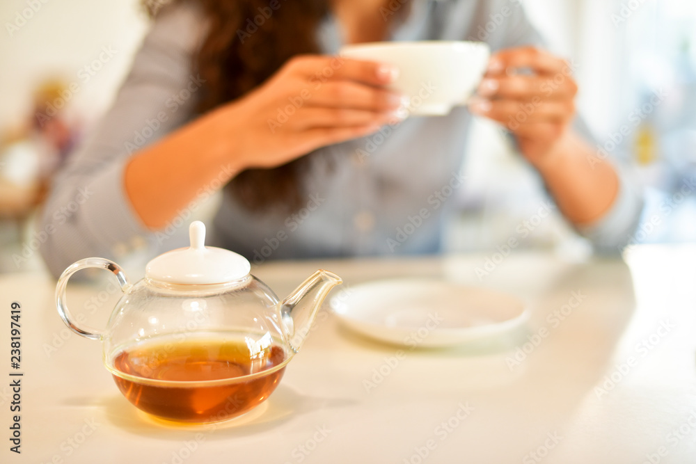 Drinking tea, tea time Drinking tea, tea time