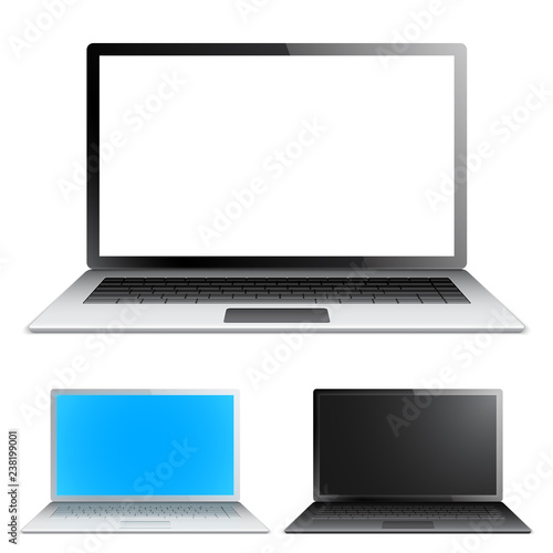 Wallpaper Mural Laptop with White Screen Torontodigital.ca