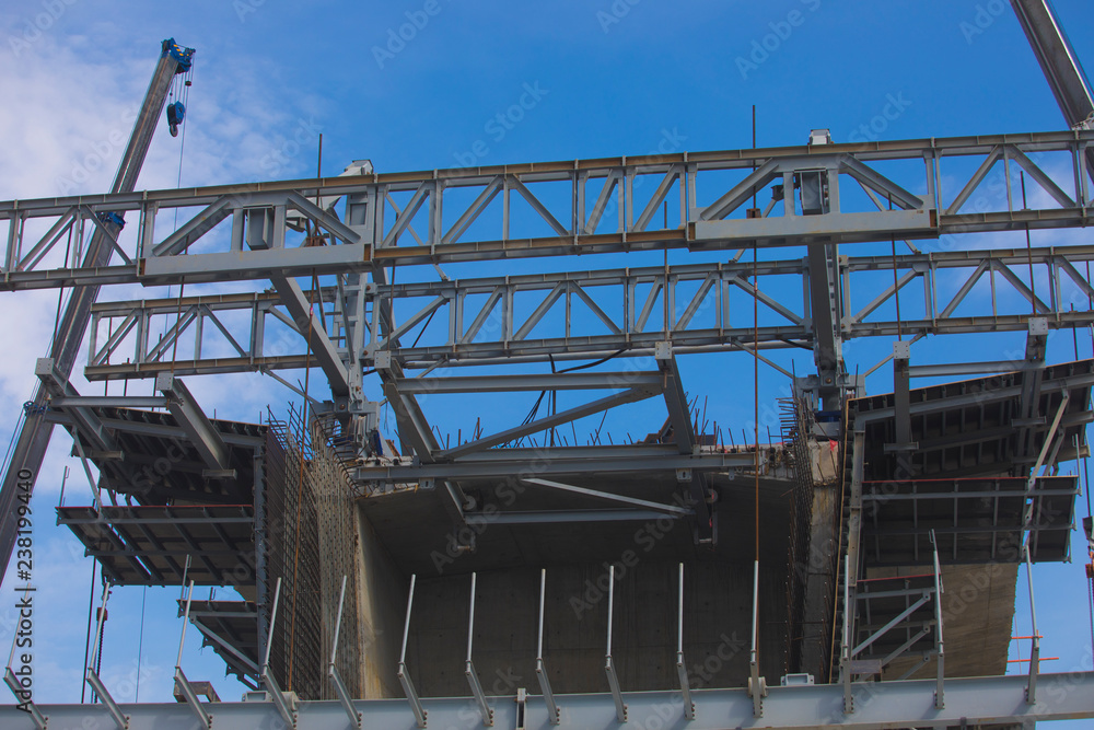 Steel structures in construction sites,Steel Structure of Tollway Expressway