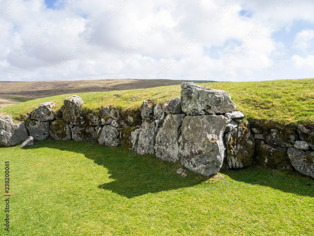 old burial place on shetland