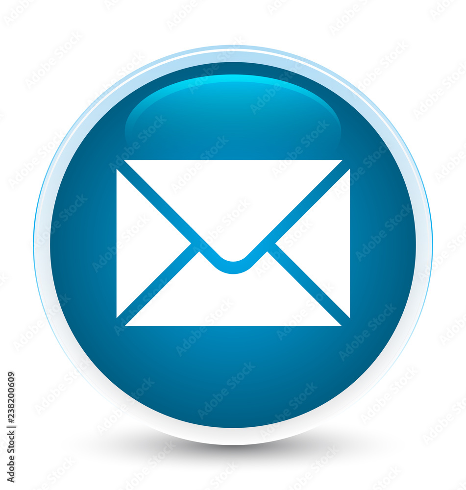 Email icon special prime blue round button Email icon special prime blue round button