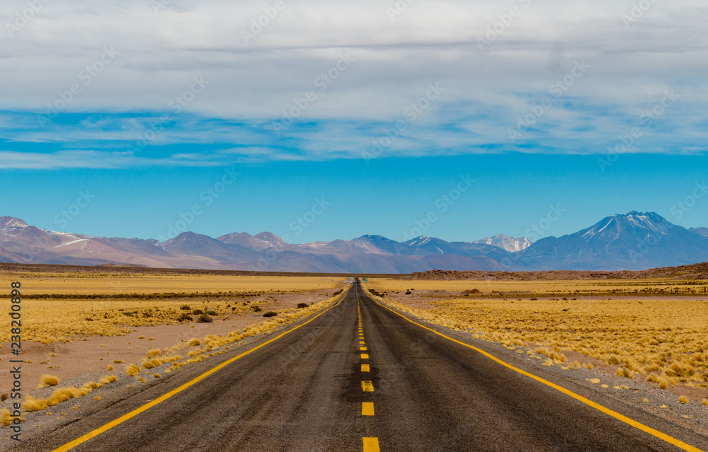 Chile Atacama Desert Road