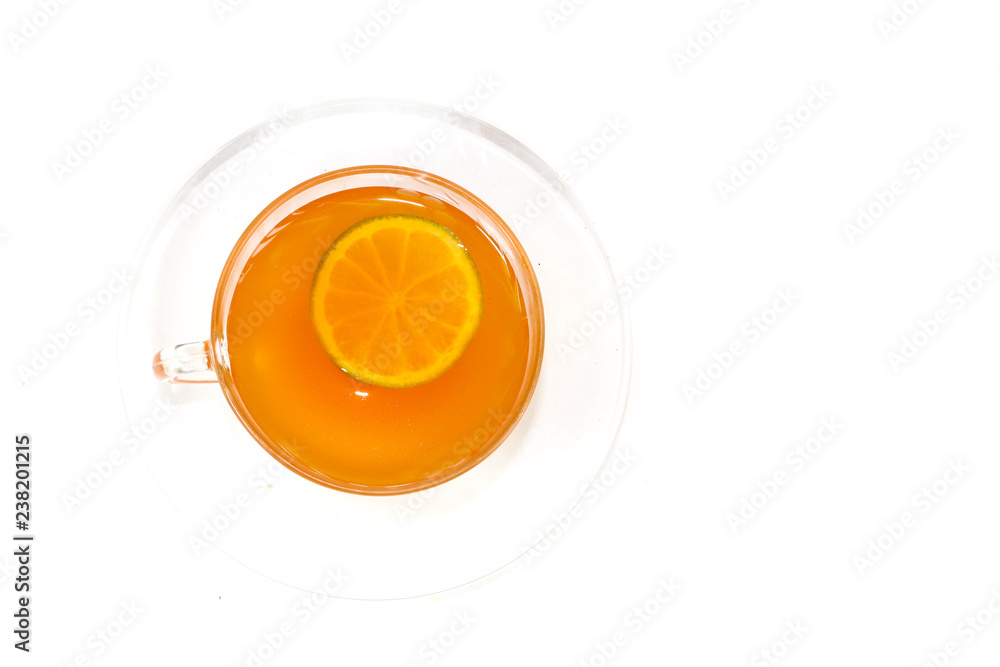Lemon Tea Hot Close up Lemon Tea Hot Close up