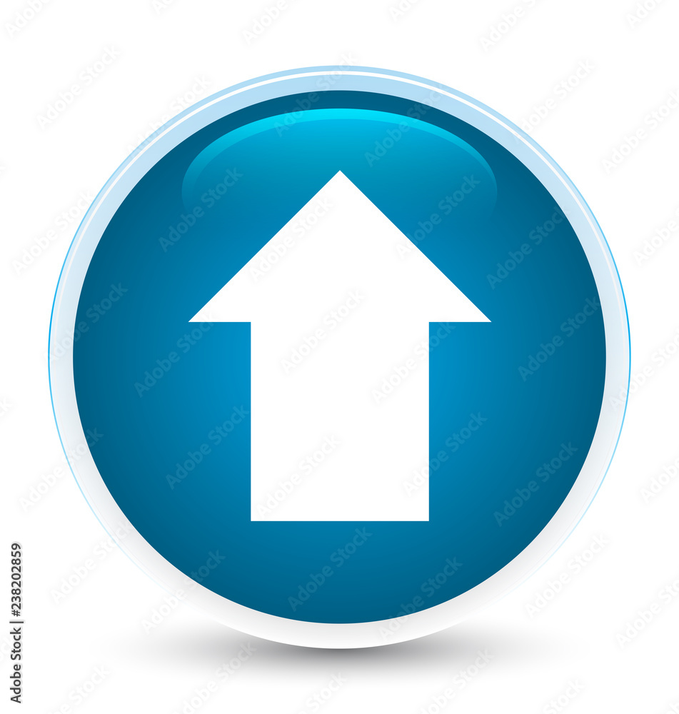 Upload arrow icon special prime blue round button Upload arrow icon special prime blue round button