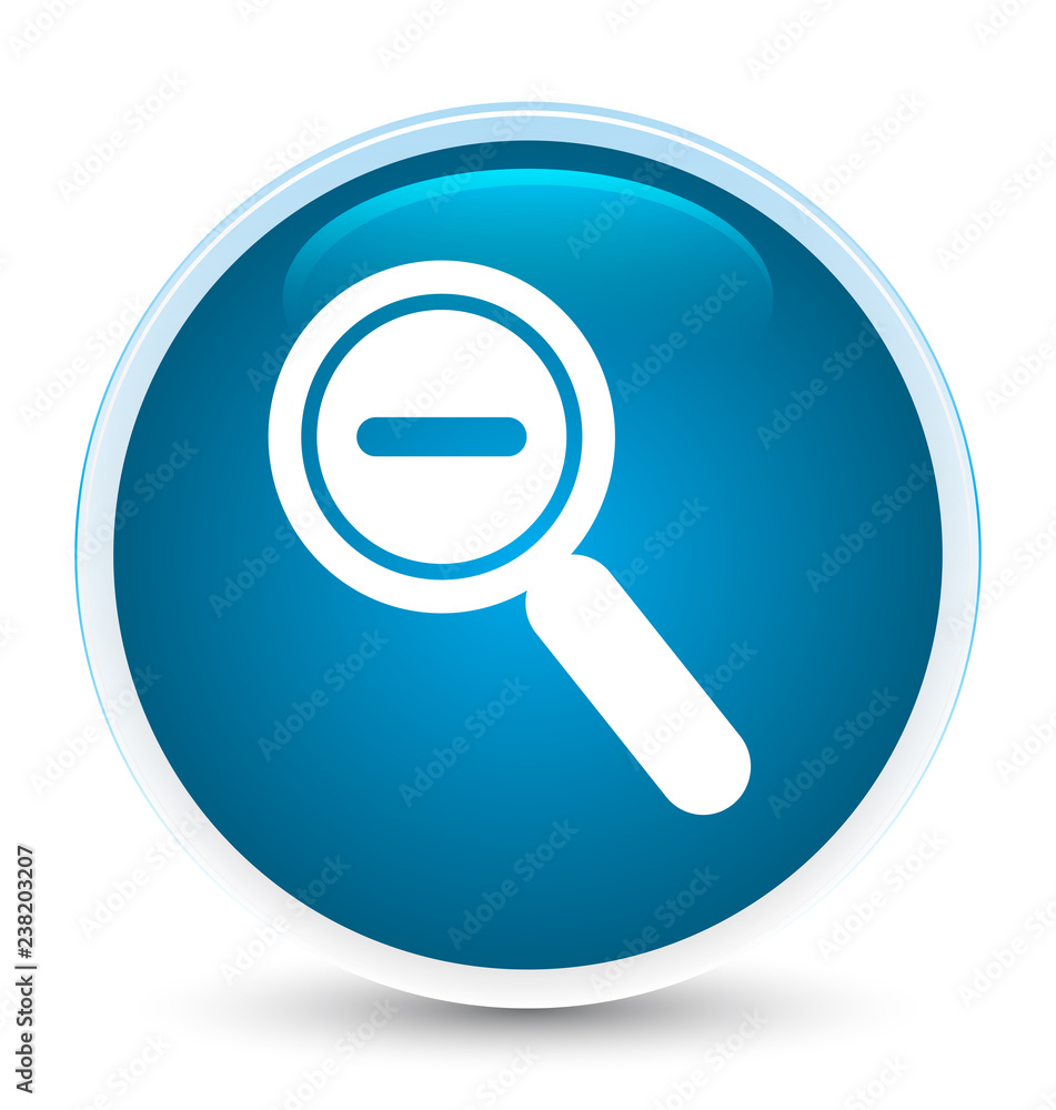 Zoom out icon special prime blue round button Zoom out icon special prime blue round button
