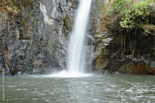 big waterfall in forest at Jetkod-Pongkonsao travel location on Thailand