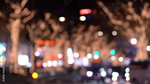 Wallpaper Mural 都市のクリスマスイルミネーション アウトフォーカス Torontodigital.ca