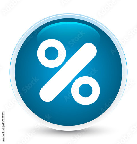 Discount icon special prime blue round button