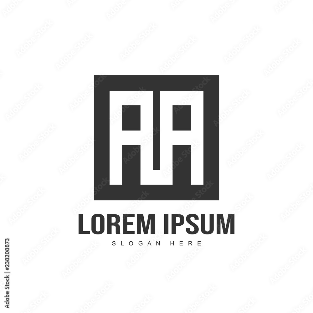 Minimalist and modern Initial letter logo template Minimalist and modern Initial letter logo template