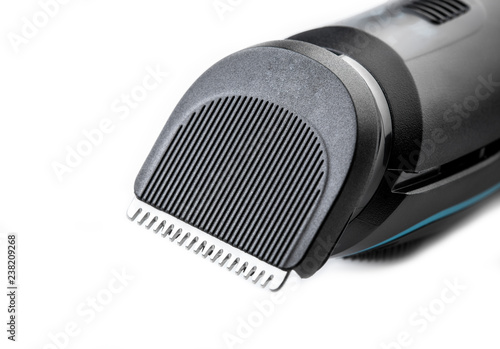 Hair trimmer isolated on the white background. Beard and hair clippers.