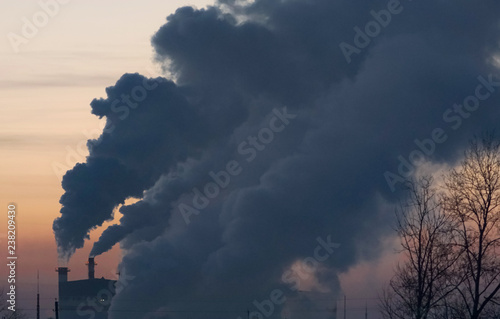 pipe factory smoke