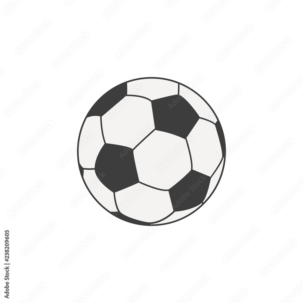 Soccer ball icon. Football sports concept. Vector illustration. Soccer ball icon. Football sports concept. Vector illustration.
